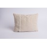 Cuscino in pino cembro Natura con pizzo (25cm)