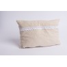 Cuscino in pino cembro Premium Natur con pizzo (30cm)