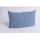 Swiss stone pine cushion Check Blue ( 35 cm )