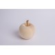 Swiss stone pine wood Apple with cherry stem ( 10 cm )