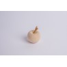 Swiss stone pine wood Apple with cherry stem ( 6 cm )