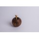 Walnut wood Apple with cherry stem ( 7 cm )