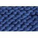 Ciotola di pino cembro Coco con fascia di lana merino (Blu Antico)