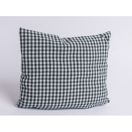 Swiss stone pine cushion Check Dark Green (30cm)