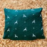 Swiss stone pine cushion (28 cm) Premium Stag Green Cotton