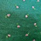 Swiss stone pine cushion Premium Linen Flower Green ( 28 cm / green )