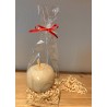 1 x Apfel  (10 cm) aus Zirbenholz Gross Verpackt mit Zirben Späne