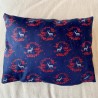 Swiss stone pine cushion deer blue / red (30 cm)