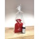 1 x Swiss stone pine fragrance sachet red (10 cm) & 1 x Kurt Art Premium Swiss stone pine oil