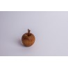 Kirschholz Apfel mit Nuss Stängel (6 cm)