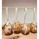 1 x Uovo di Pasqua soffiato a mano e colorato con fiocco