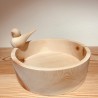 Kurt Art Zirbenholz SPATZ Schale / (23 cm)