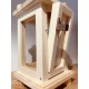 Swiss stone pine lantern / Small 30 cm with wire-wood handle  (Hand Made)