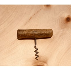 Corkscrew in walnut wood