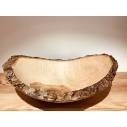 Ash bowl with bark from South Tyrol (40x32) *Limited Edition*
